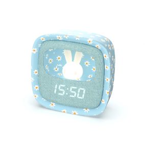 MOB Nyuszi ébresztőóra és éjjeli fény - Blue Flower