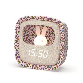   MOB Nyuszi ébresztőóra és éjjeli fény - Rainbow Leopard