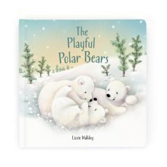 Jellycat The Playful Polar Bears Book - Angol nyelvű könyv