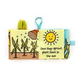 Jellycat Sweetcorn Book - Angol nyelvű textil  babakönyv