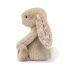 Jellycat plüss - Bézs nyuszi virágos fülekkel - 18 cm