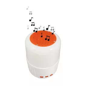 BUKI Napelemes Bluetooth-os hangszóró és lámpa