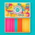Billes & Co üveggolyó szett - Juicy Colors - Nagy Doboz - 66 üveggolyó