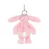 Jellycat plüss - Blushkin Blossom nyuszi táskadísz