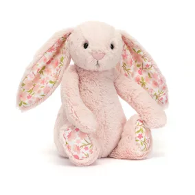   Jellycat plüss - Pink nyuszi virágos fülekkel és tappancsokkal 18 cm