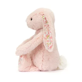   Jellycat plüss - Pink nyuszi virágos fülekkel és tappancsokkal 18 cm