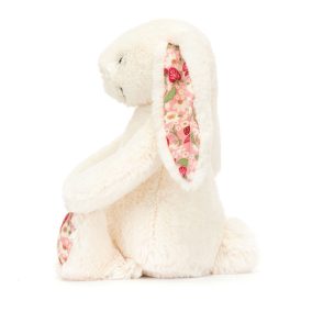   Jellycat plüss - Krémfehér nyuszi epres fülekkel - kis méret