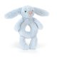 Jellycat Nyuszis csörgő - halványkék