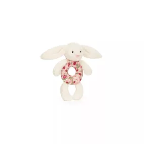 Jellycat Nyuszis csörgõ - Krémfehér epres