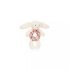 Jellycat Nyuszis csörgõ - Krémfehér epres