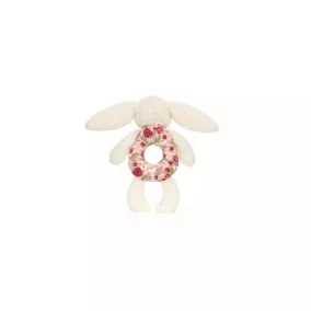 Jellycat Nyuszis csörgõ - Krémfehér epres