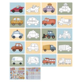 Little Dutch Jim garázsa dekorkönyv ollóval