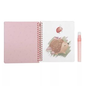 Little Dutch vízzel színező füzet - Rosa Fairy Garden