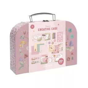   Little Dutch kreatív készlet bőröndben - Rosa Fairy Garden