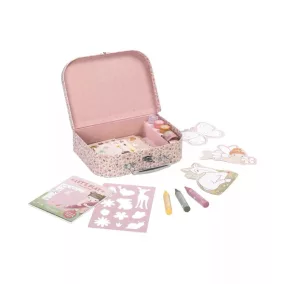   Little Dutch kreatív készlet bőröndben - Rosa Fairy Garden