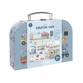 Little Dutch kreatív készlet bőröndben - Jim járművei