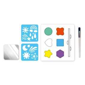 Avenir Arcfestő készlet stencillel - Csillagok 