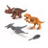 BUKI Építő játék - Dinoszaurusz építőkészlet 3 modellel