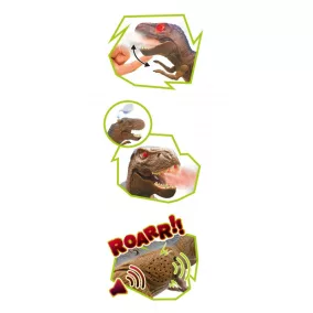BUKI Távirányítós T-Rex füst és fény effekttel