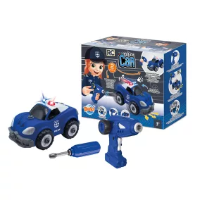 BUKI Távirányítós összeszerelhető rendőrautó