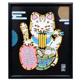   BUKI Neon kép készítő szett - Maneki-neko az integető macska