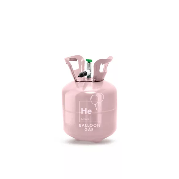 Hélium palack - light pink - 20 lufi felfújáshoz