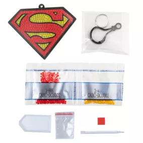 Crystal Art Gyémántszemes Charm kirakó - Superman