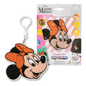 Crystal Art Gyémántszemes Charm kirakó - Minnie Egér