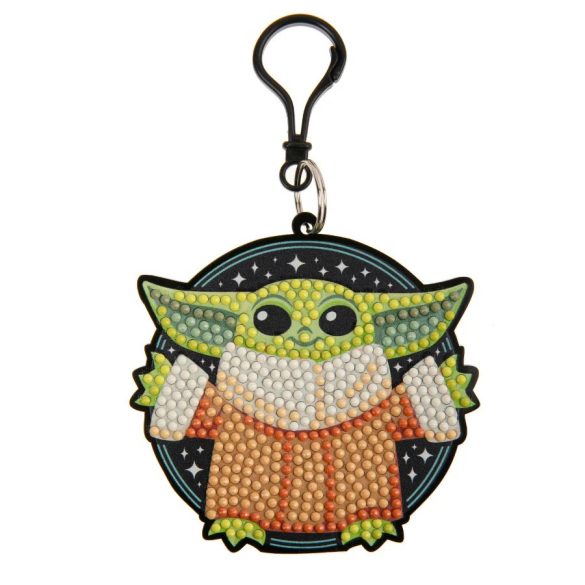 Crystal Art Gyémántszemes Charm kirakó - Bébi Yoda