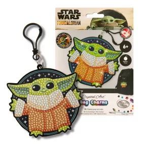 Crystal Art Gyémántszemes Charm kirakó - Bébi Yoda