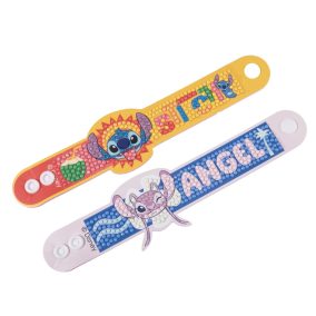   Crystal Art Gyémántszemes kirakó - Stitch és Angel Barátság karkötő
