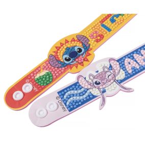   Crystal Art Gyémántszemes kirakó - Stitch és Angel Barátság karkötő