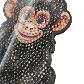 Crystal Art Gyémántszemes kirakó - Csimpánz