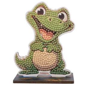 Crystal Art Gyémántszemes kirakó - Bébi Aligátor