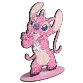 Crystal Art Gyémántszemes kirakó - Pink Csillagkutya XL