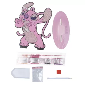 Crystal Art Gyémántszemes kirakó - Pink Csillagkutya XL