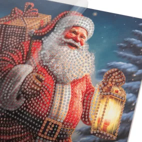   Crystal Art Gyémántszemes kirakó - Örömteli pillanatok karácsonyi üdvözlőkártya