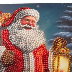  Crystal Art Gyémántszemes kirakó - Örömteli pillanatok karácsonyi üdvözlőkártya