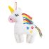 Avenir Varrható plüss kulcstartó Unikornis
