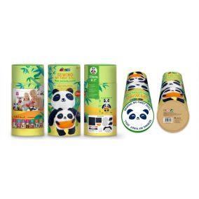 Avenir Plüss varrás Panda a kicsinyével