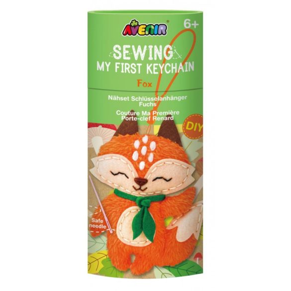 Avenir Varrható plüss kulcstartó - Róka