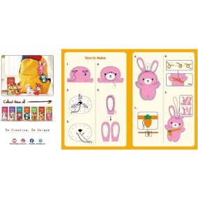 Avenir Varrható plüss kulcstartó - Nyuszi