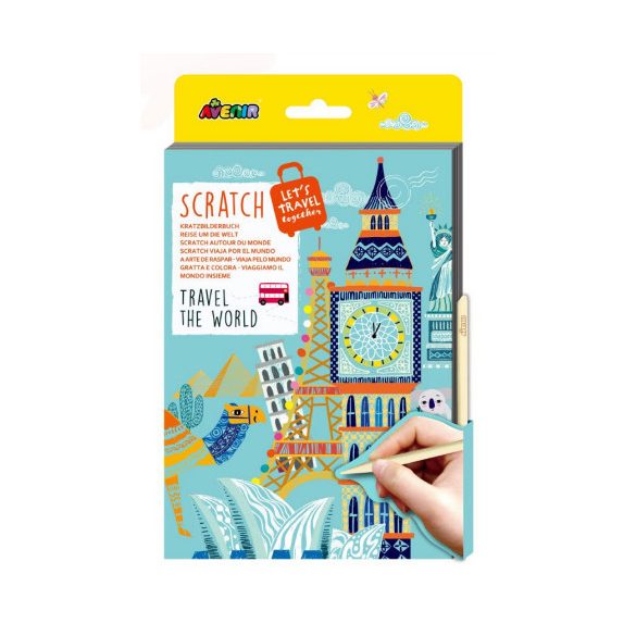 Avenir Karckép könyv A5-ös méretű - Utazás a világ körül