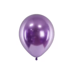 Fényes léggömb 30 cm - ibolya - 10 db-os csomag