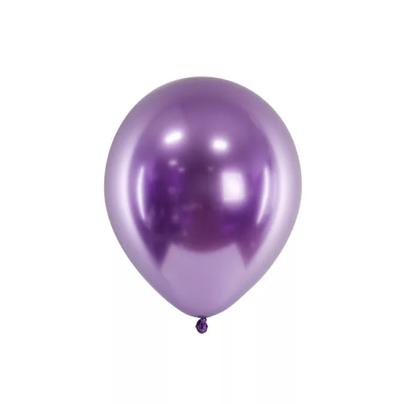 Fényes léggömb 30 cm - ibolya - 10 db-os csomag