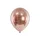 Fényes léggömb 30 cm - rose gold - 50 db-os csomag