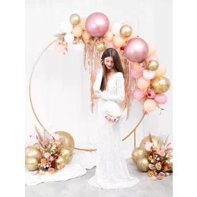 Fényes léggömb 30 cm - rose gold - 50 db-os csomag