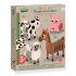 CreaLign Harmónika hajtogató készlet - A farm állatai - kreatív szett