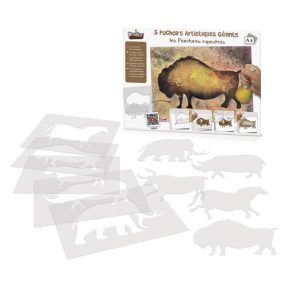   CreaLign Kép készítés stencillel - Barlangi festmények - kreatív szett