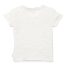   Little Dutch kisfiú rövid ujjú póló - Off White Little Farmer